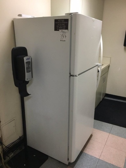 Refrigerator Frigidaire, purell dispenser, 2 microwaves