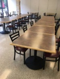 48 Dining Tables, 48 Dining Chairs, 8 Wood Trash Cans, 4 Microwaves