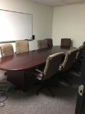 Conference Table with 9 Knoll Chairs