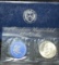 1973-s Silver UNC Eisenhower Dollar in Original Packaging with COA's 