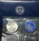 1972-s Silver UNC Eisenhower Dollar in Original Packaging with COA's 