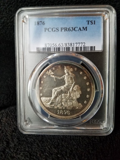 Slabs-MS-PROOF-Trade-Morgan-Peace-3c-RARE-High Grd