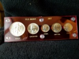 1943 US Mint Set --Walker-Washington-Mercury-Wartime-Steel Cent