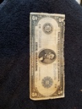 1914 $5 Federal Reserve Note Silver Certificate