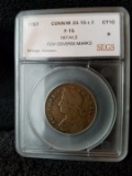 1787 Connecticut Cent F SEGS