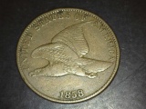 1858 Flying Eagle Cent VF Large Letters