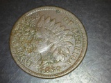 1869 Indian Head Cent Full Liberty