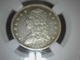 1838 Capped Bust Quarter 25c VF NGC