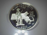 2000-S Massachusetts State SILVER Quarter PF 69 ULTRA CAMEO NGC