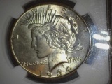 1934 Peace Dollar MS 64 NGC