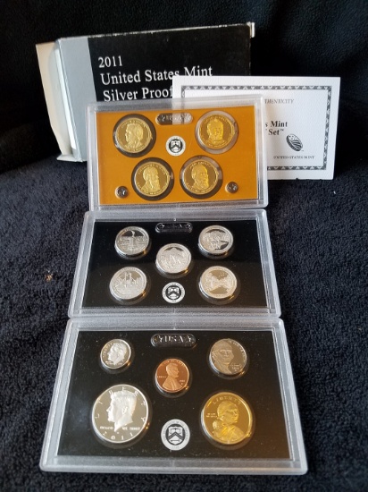 2011 United States Silver Proof Set - 14 Pieces