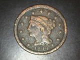 1844 Large Cent Full Liberty