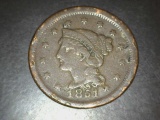 1851 Large Cent Full Liberty