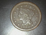 1852 Large Cent Full Liberty