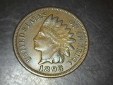 1893 Indian Head Cent EF/AU