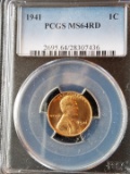 1941 P Lincoln Cent PCGS MS64RED