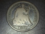 1871 Seated Half Dime