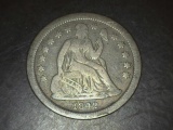 1842 Seated Liberty Dime F