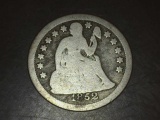 1852 Seated Liberty Dime