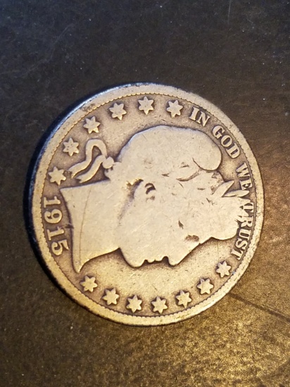 1915 S Barber Half VG