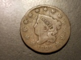 1822 Large Cent Full Liberty