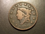 1825 Large Cent Full Liberty
