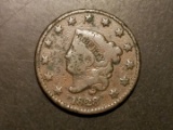 1828 Large Cent Full Liberty