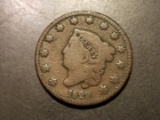 1829 Large Cent Full Liberty