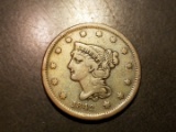 1842 Large Cent Full Liberty Small Date