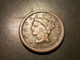 1850 Large Cent Full Liberty