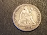 1883 Seated Liberty Dime VF