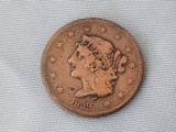 1839 Large Cent Full Liberty