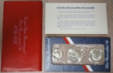 1776-1976 Bicentennial Silver Uncirculated set, the 