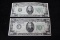 (2) 1934 $20 Federal Reserve Notes