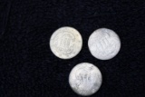 Lot of 3 Silver Three Cents