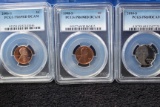 3 PR69 DCAM PCGS Cents & Nickels 1998S & 2006S Cents & 2010S Jefferson Nickel