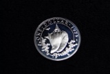 1973 BAHAMAS $1 SILVER PROOF CONCH DOLLAR BRILLIANT UNCIRCULATED CROWN