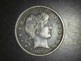 1893 Barber Quarter AU/BU