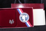 1983-s Olympic Proof Silver Dollar Commemorative  BOX & COA