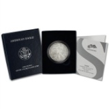 2008 1 oz. American Silver Eagle BU Box & COA