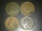1864-1865-1874-1879 Indian Head Cents