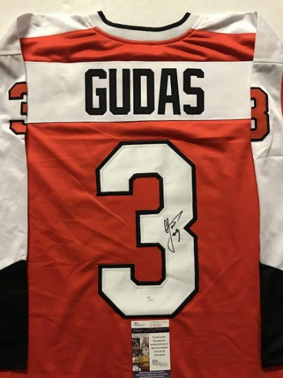 Autographed/Signed Radko Gudas Philadelphia Orange Hockey Jersey JSA COA