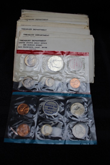 10 -- 1968 US Mint Sets