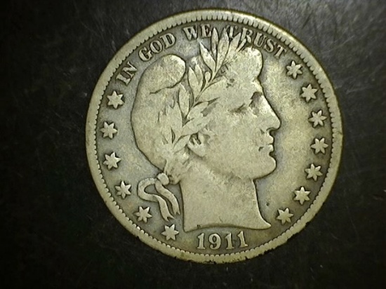 1911 Barber Half F+