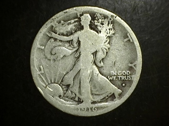 1916-S Walking Liberty Half