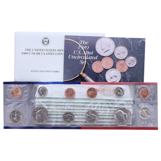 10 -- 1989 US Mint Sets