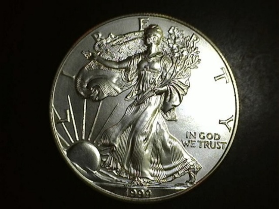 1999 1 oz. Silver American Eagle BU