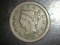 1843 Large Cent F/VF