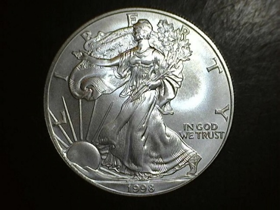 1998 1 oz. Silver American Eagle BU