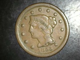 1855 Large Cent VF+